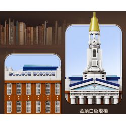 CADA DOUBLEE C66016 66016 non  THƯ VIỆN BAKER CỦA TRƯỜNG KINH DOANH HARVARD bộ đồ chơi xếp lắp ráp ghép mô hình Creator HARVARD BUSINESS SCHOOL Sáng Tạo 1056 khối