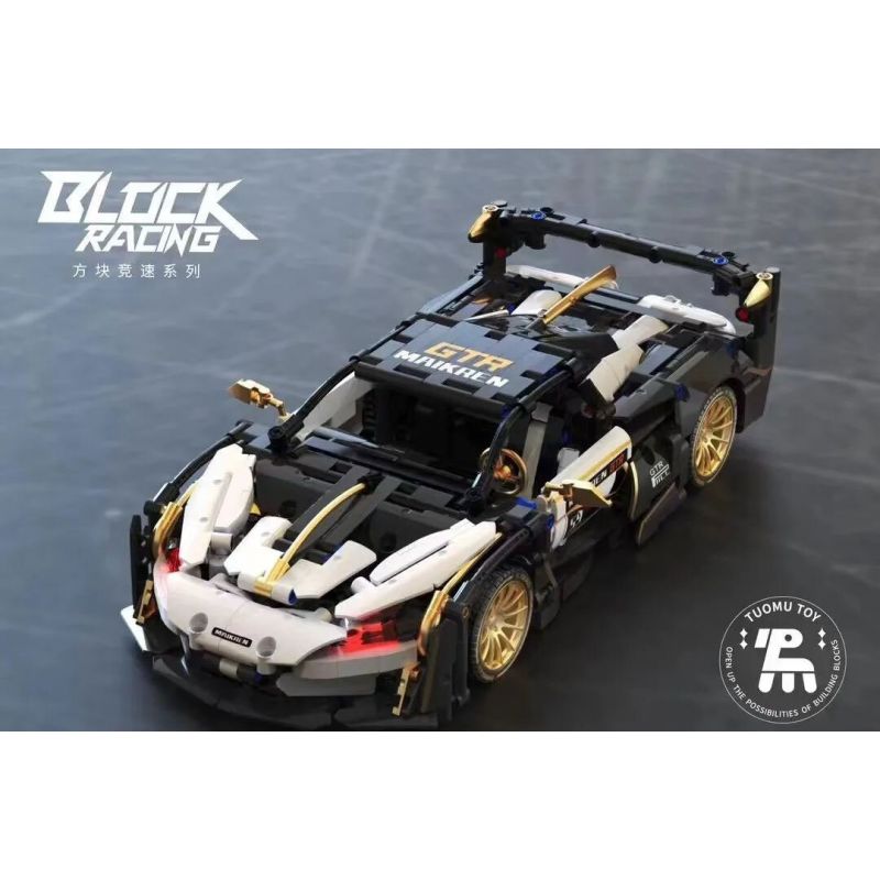 TAKUKI T1004 1004 non  ĐUA XE KHỐI SIÊU MC BẠCH KIM tỷ lệ 1:14 bộ đồ chơi xếp lắp ráp ghép mô hình  Kỹ Thuật Công Nghệ Cao Mô Hình Phương Tiện 1242 khối