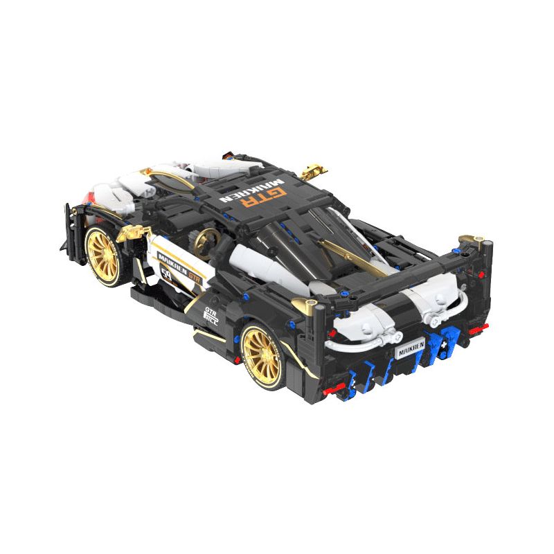 TAKUKI T1004 1004 non  ĐUA XE KHỐI SIÊU MC BẠCH KIM tỷ lệ 1:14 bộ đồ chơi xếp lắp ráp ghép mô hình  Kỹ Thuật Công Nghệ Cao Mô Hình Phương Tiện 1242 khối