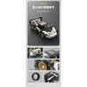 TAKUKI T1004 1004 non  ĐUA XE KHỐI SIÊU MC BẠCH KIM tỷ lệ 1:14 bộ đồ chơi xếp lắp ráp ghép mô hình  Kỹ Thuật Công Nghệ Cao Mô Hình Phương Tiện 1242 khối