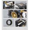 TAKUKI T1004 1004 non  ĐUA XE KHỐI SIÊU MC BẠCH KIM tỷ lệ 1:14 bộ đồ chơi xếp lắp ráp ghép mô hình  Kỹ Thuật Công Nghệ Cao Mô Hình Phương Tiện 1242 khối