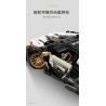TAKUKI T1004 1004 non  ĐUA XE KHỐI SIÊU MC BẠCH KIM tỷ lệ 1:14 bộ đồ chơi xếp lắp ráp ghép mô hình  Kỹ Thuật Công Nghệ Cao Mô Hình Phương Tiện 1242 khối