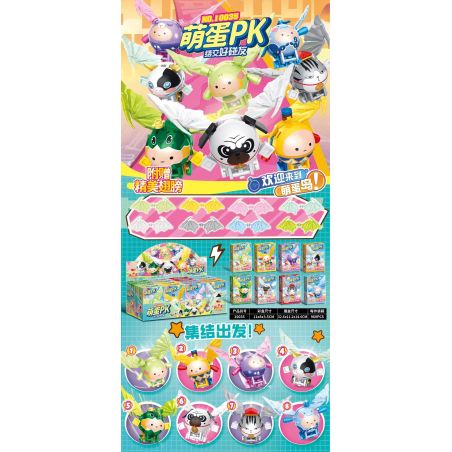 10035 non  KẾT BẠN DỄ THƯƠNG QUA PK VỚI 8 PHONG CÁCH bộ đồ chơi xếp lắp ráp ghép mô hình Movie & Game Phim Và Trò Chơi