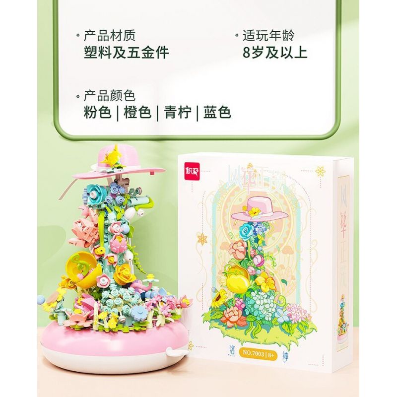 DK 7003 non  LUO SHEN Ở THỜI KỲ ĐỈNH CAO bộ đồ chơi xếp lắp ráp ghép mô hình Creator Sáng Tạo