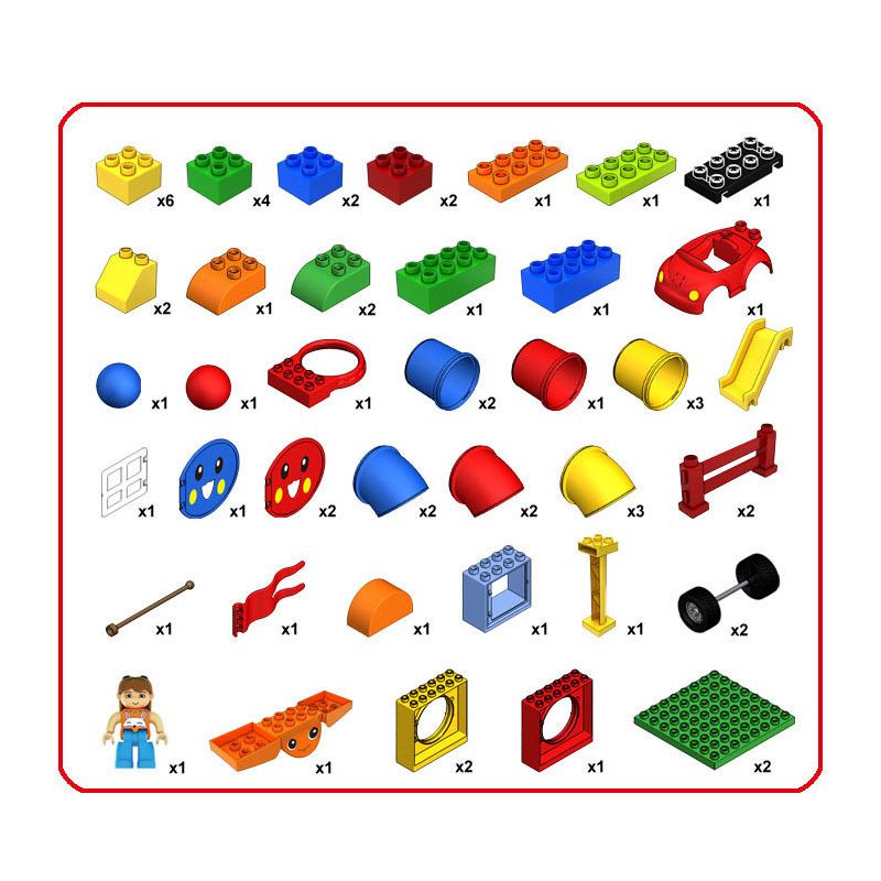 DUBIE 520 non  THIÊN ĐƯỜNG ỐNG bộ đồ chơi xếp lắp ráp ghép mô hình Pre-School Mẫu Giáo 63 khối