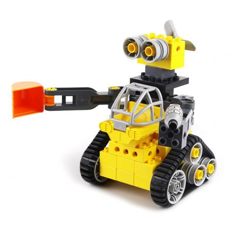 DUBIE 401 non  ROBOT WALL-E bộ đồ chơi xếp lắp ráp ghép mô hình Pre-School WALL-E ROBOT Mẫu Giáo 43 khối