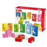 DUBIE 404 non  CÂU ĐỐ VUI VỀ ĐỘNG VẬT bộ đồ chơi xếp lắp ráp ghép mô hình Pre-School THE FUNNY ANIMAL PUZZLE Mẫu Giáo 24 khối