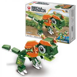 BRUCCO BLK-063 KAI GAO LE BB011 non  KHỦNG LONG CƠ KHÍ bộ đồ chơi xếp lắp ráp ghép mô hình MECHA DINOSAUR 831 khối