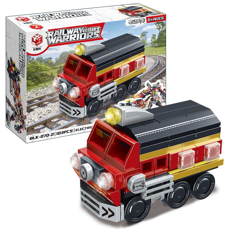 BRUCCO BLK-070 KAI GAO LE BB010 non  CHIẾN BINH ĐƯỜNG SẮT TÀU TẤN CÔNG bộ đồ chơi xếp lắp ráp ghép mô hình RAILWAY WARRIORS 813 khối
