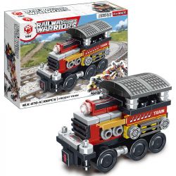 BRUCCO BLK-070 KAI GAO LE BB010 non  CHIẾN BINH ĐƯỜNG SẮT TÀU TẤN CÔNG bộ đồ chơi xếp lắp ráp ghép mô hình RAILWAY WARRIORS 813 khối