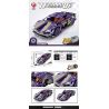 BRUCCO BLK-069 non  XE KÉO LAMBORGHINI BÒ MÀU TÍM bộ đồ chơi xếp lắp ráp ghép mô hình  Kỹ Thuật Công Nghệ Cao Mô Hình Phương Tiện 405 khối