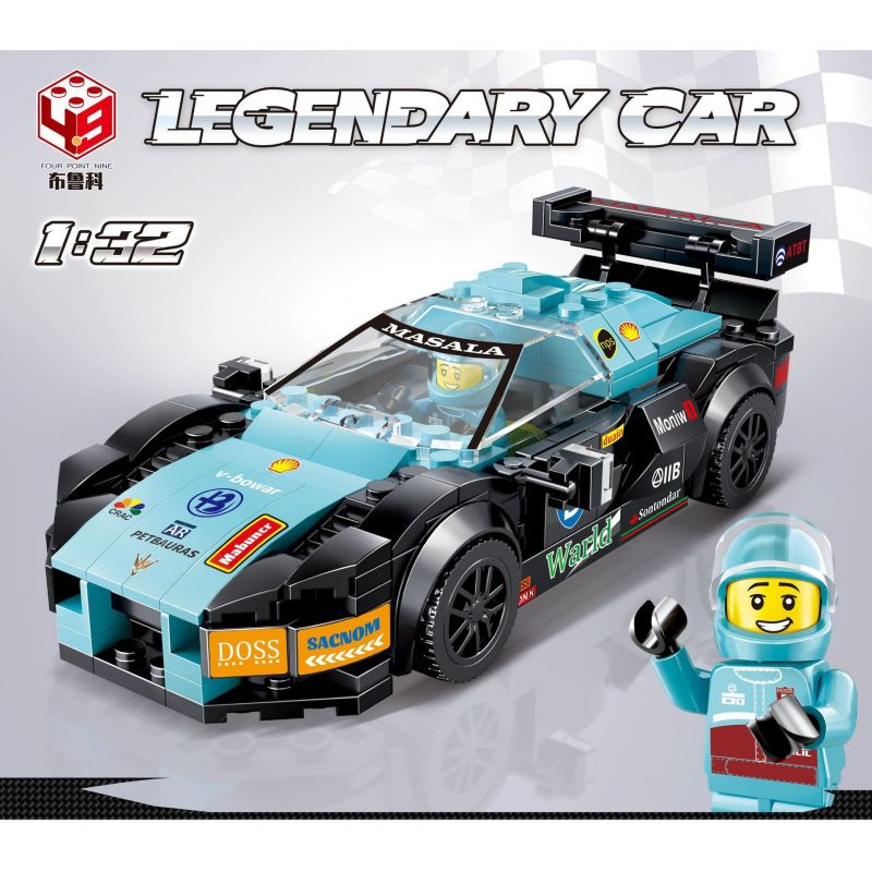 BRUCCO BLK-086 RC-186 non  MASERATI tỷ lệ 1:32 bộ đồ chơi xếp lắp ráp ghép mô hình Speed Champions Racing Cars Đua Xe Công Thức 313 khối