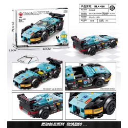 BRUCCO BLK-086 RC-186 non  MASERATI tỷ lệ 1:32 bộ đồ chơi xếp lắp ráp ghép mô hình Speed Champions Racing Cars Đua Xe Công Thức 313 khối