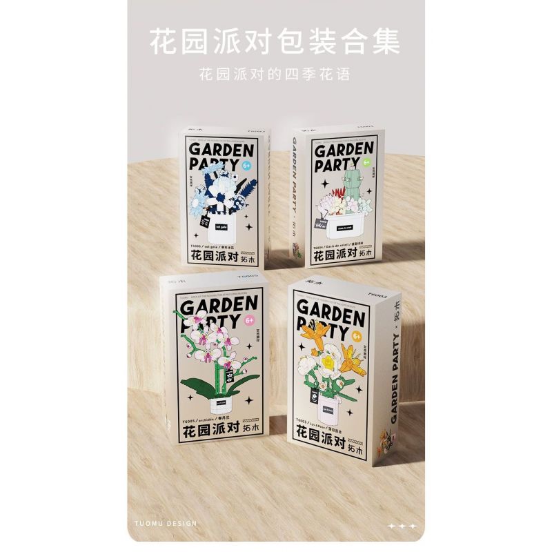 TAKUKI T6004 6004 non  TIỆC SÂN VƯỜN ỐC ĐẢO GIỮA HÈ tỷ lệ 1:32 bộ đồ chơi xếp lắp ráp ghép mô hình Creator Sáng Tạo