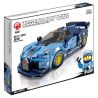 BRUCCO BLK-066 RC-166 non  BUGATTI tỷ lệ 1:32 bộ đồ chơi xếp lắp ráp ghép mô hình Speed Champions Racing Cars Đua Xe Công Thức 312 khối