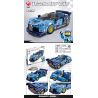 BRUCCO BLK-066 RC-166 non  BUGATTI tỷ lệ 1:32 bộ đồ chơi xếp lắp ráp ghép mô hình Speed Champions Racing Cars Đua Xe Công Thức 312 khối