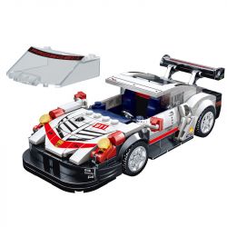 BRUCCO BLK-065 RC-165 non  PORSCHE 911 tỷ lệ 1:32 bộ đồ chơi xếp lắp ráp ghép mô hình Speed Champions Racing Cars Đua Xe Công Thức 314 khối
