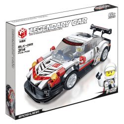BRUCCO BLK-065 RC-165 non  PORSCHE 911 tỷ lệ 1:32 bộ đồ chơi xếp lắp ráp ghép mô hình Speed Champions Racing Cars Đua Xe Công Thức 314 khối