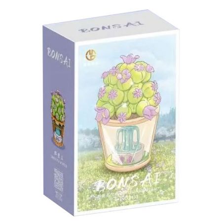 MANGE TECHNOLOGY 9133 non  CHẬU CÂY DỄ THƯƠNG NHÓM ĐÀI PHUN NƯỚC JASPER bộ đồ chơi xếp lắp ráp ghép mô hình Creator BONSAI Sáng Tạo 170 khối