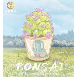 MANGE TECHNOLOGY 9133 non  CHẬU CÂY DỄ THƯƠNG NHÓM ĐÀI PHUN NƯỚC JASPER bộ đồ chơi xếp lắp ráp ghép mô hình Creator BONSAI Sáng Tạo 170 khối