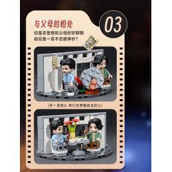 KEEPPLEY DZ0153 0153 non  MÁY GHI ÂM VINYL NETEASE CLOUD MUSIC bộ đồ chơi xếp lắp ráp ghép mô hình