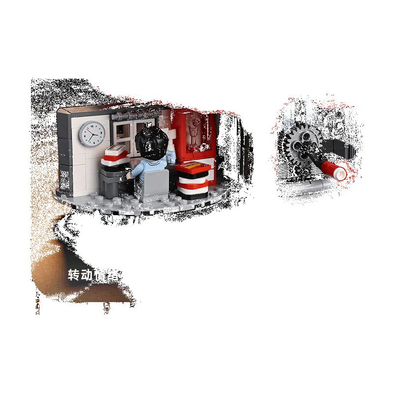 KEEPPLEY DZ0153 0153 non  MÁY GHI ÂM VINYL NETEASE CLOUD MUSIC bộ đồ chơi xếp lắp ráp ghép mô hình