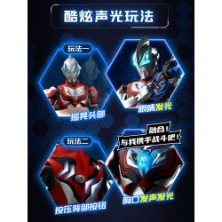QMAN ENLIGHTEN KEEPPLEY 75062 non  ULTRA HERO DAZZLING MECHA ULTRAMAN GEED DẠNG GỐC bộ đồ chơi xếp lắp ráp ghép mô hình Movie & Game Phim Và Trò Chơi