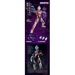 QMAN ENLIGHTEN KEEPPLEY 75062 non  ULTRA HERO DAZZLING MECHA ULTRAMAN GEED DẠNG GỐC bộ đồ chơi xếp lắp ráp ghép mô hình Movie & Game Phim Và Trò Chơi