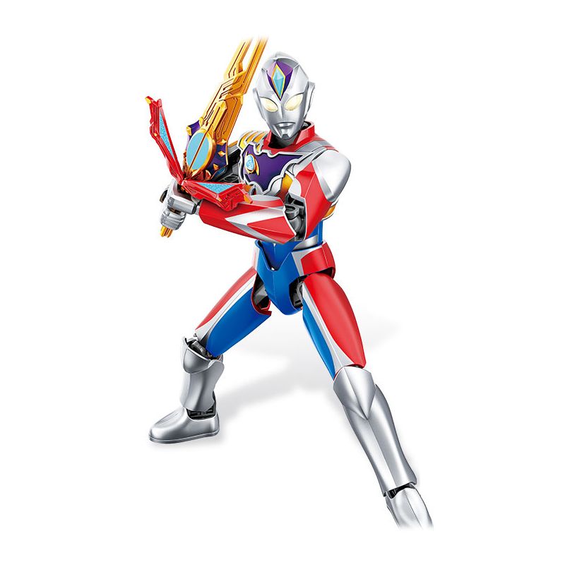 QMAN ENLIGHTEN KEEPPLEY 75061 non Lego ULTRA HERO DAZZLING MECHA ULTRAMAN DECAI SHINY TYPE bộ đồ chơi xếp lắp ráp ghép mô hình Movie & Game Phim Và Trò Chơi