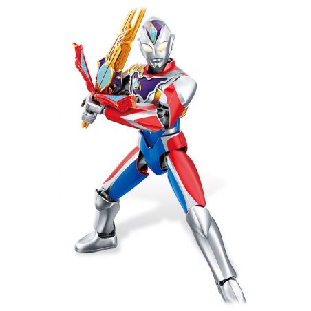 QMAN ENLIGHTEN KEEPPLEY 75061 non  ULTRA HERO DAZZLING MECHA ULTRAMAN DECAI SHINY TYPE bộ đồ chơi xếp lắp ráp ghép mô hình Movie & Game Phim Và Trò Chơi