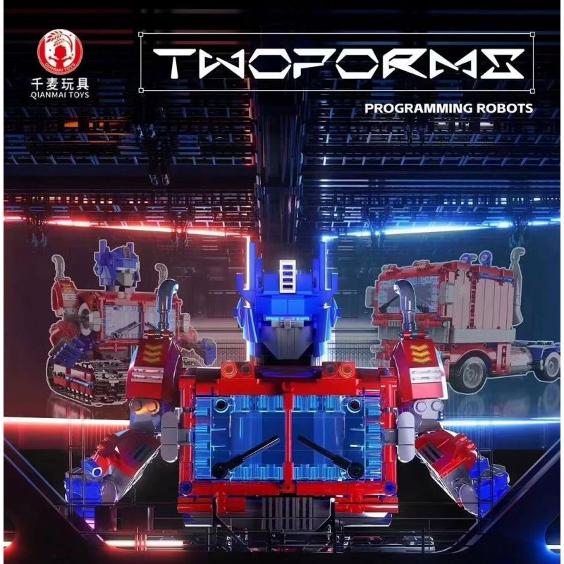 QIANMAI QM00121 00121 non  CÔNG NGHỆ BIẾN ĐỔI XE HƠI KHOA HỌC VÀ ROBOT GIÁO DỤC OPTIMUS PRIME bộ đồ chơi xếp lắp ráp ghép mô hình  Kỹ Thuật Công Nghệ Cao Mô Hình Phương Tiện 951 khối