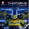 QIANMAI QM00120 00120 non  CÔNG NGHỆ BIẾN HÌNH XE KHOA HỌC VÀ ROBOT GIÁO DỤC BUMBLEBEE bộ đồ chơi xếp lắp ráp ghép mô hình  Kỹ Thuật Công Nghệ Cao Mô Hình Phương Tiện 966 khối