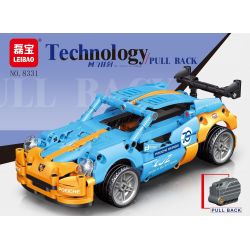 LEIBAO 8331 non  KÉO LẠI PORSCHE tỷ lệ 1:22 bộ đồ chơi xếp lắp ráp ghép mô hình  Kỹ Thuật Công Nghệ Cao Mô Hình Phương Tiện 358 khối