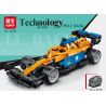 LEIBAO 8330 non  KÉO LÙI ĐUA XE F1 MÀU CAM tỷ lệ 1:22 bộ đồ chơi xếp lắp ráp ghép mô hình  Kỹ Thuật Công Nghệ Cao Mô Hình Phương Tiện 355 khối