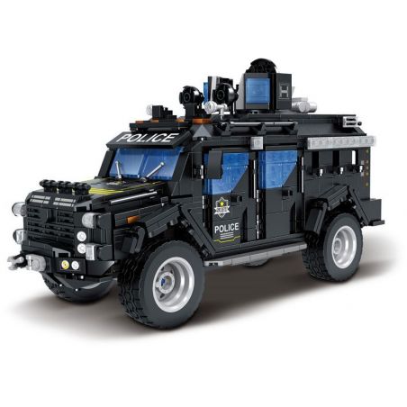 MINGDI LEIBAO K0622 0622 non  MÁY BAY SWAT BLACK HAWK bộ đồ chơi xếp lắp ráp ghép mô hình Military Army SWAT MECH Quân Sự Bộ Đội 941 khối