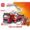 MINGDI LEIBAO K0620 0620 non  MÁY PHUN NƯỚC CHỮA CHÁY bộ đồ chơi xếp lắp ráp ghép mô hình FIRE MECH 916 khối