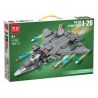 MINGDI LEIBAO K0398 0398 non  MÁY BAY CHIẾN ĐẤU J-20 bộ đồ chơi xếp lắp ráp ghép mô hình Military Army J-20 FIGHTER Quân Sự Bộ Đội 598 khối