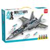 MINGDI LEIBAO K0188 0188 non  MÁY BAY CHIẾN ĐẤU F-18 HORNET bộ đồ chơi xếp lắp ráp ghép mô hình Military Army Quân Sự Bộ Đội 955 khối