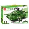 MINGDI LEIBAO K0391 0391 non  XE KÉO TĂNG HẠNG NHẸ TYPE 15 bộ đồ chơi xếp lắp ráp ghép mô hình Military Army Quân Sự Bộ Đội 426 khối