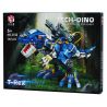 QIAO LE TONG 2104 non  TRẬN CHIẾN KHỦNG LONG BẠO CHÚA bộ đồ chơi xếp lắp ráp ghép mô hình T-REX 502 khối