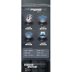 QIAO LE TONG 2104 non  TRẬN CHIẾN KHỦNG LONG BẠO CHÚA bộ đồ chơi xếp lắp ráp ghép mô hình T-REX 502 khối