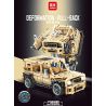 LEIBAO 8315 non  XE PULL BACK BIẾN HÌNH MÀU VÀNG ĐẤT bộ đồ chơi xếp lắp ráp ghép mô hình  DEFORMATION PULL-BACK Kỹ Thuật Công Nghệ Cao Mô Hình Phương Tiện 541 khối