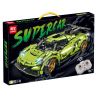 LEIBAO 8322 non  XE THỂ THAO LAMBO BÒ XANH tỷ lệ 1:18 bộ đồ chơi xếp lắp ráp ghép mô hình  Kỹ Thuật Công Nghệ Cao Mô Hình Phương Tiện 402 khối