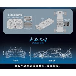 LEIBAO 8316 non  XE THỂ THAO BÓNG XANH QUỶ tỷ lệ 1:14 bộ đồ chơi xếp lắp ráp ghép mô hình  SUPERCAR Kỹ Thuật Công Nghệ Cao Mô Hình Phương Tiện 761 khối