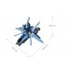 ONEBOT MITU MI OBIJP102AIQI 102AIQI non  4 LOẠI MÁY BAY CHIẾN ĐẤU CẢM GIÁC CƠ THỂ QIONGQI FEILIAN THUNDER VÀ SUZAKU bộ đồ chơi xếp lắp ráp ghép mô hình  Kỹ Thuật Công Nghệ Cao Mô Hình Phương Tiện 500 khối