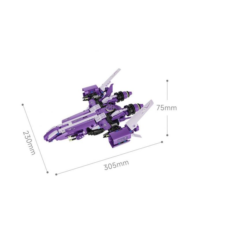 ONEBOT MITU MI OBIJP102AIQI 102AIQI non  4 LOẠI MÁY BAY CHIẾN ĐẤU CẢM GIÁC CƠ THỂ QIONGQI FEILIAN THUNDER VÀ SUZAKU bộ đồ chơi xếp lắp ráp ghép mô hình  Kỹ Thuật Công Nghệ Cao Mô Hình Phương Tiện 500 khối