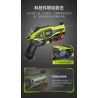 CADA DOUBLEE C81057 81057 non  SÚNG LASER KHOA HỌC VIỄN TƯỞNG bộ đồ chơi xếp lắp ráp ghép mô hình Military Army Quân Sự Bộ Đội 1408 khối
