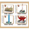 MINGDI LEIBAO K0611 0611 non  4 CÔNG TRÌNH CỔ ĐIỂN Ở THƯỢNG HẢI TÒA NHÀ HSBC QUAN THÁP TRUYỀN HÌNH MINH CHÂU PHƯƠNG ĐÔNG TRUNG TÂM TÀI CHÍNH THẾ GIỚI TRƯNG BÀY QUỐC TẠI WORLD EXPO bộ đồ chơi xếp lắp ráp ghép mô hình Architecture Công Trình Kiến Trúc 807 khối