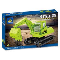 Kazi KY80464 80464 non  KỸ THUẬT ĐÔ THỊ TRỰC THĂNG VŨ TRANG MI-28 TỔ HỢP bộ đồ chơi xếp lắp ráp ghép mô hình CITY ENGINEERING 1065 khối