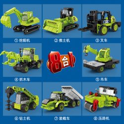 Kazi KY80464 80464 non  KỸ THUẬT ĐÔ THỊ TRỰC THĂNG VŨ TRANG MI-28 TỔ HỢP bộ đồ chơi xếp lắp ráp ghép mô hình CITY ENGINEERING 1065 khối